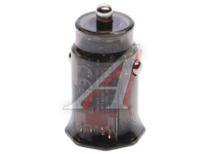 Изображение 3, CC49 Black Устройство зарядное в прикуриватель 2USB 12V черное XO