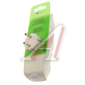 Изображение 2, Б0017018 Тройник сетевой 3 гнезда слоновая кость ЭРА