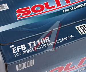 Изображение 5, 6СТ90(1) T110R Аккумулятор SOLITE EFB Asia 90А/ч