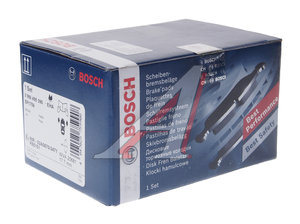 Изображение 3, 0986495390 Колодки тормозные VW Polo седан (10-) передние (4шт.) BOSCH