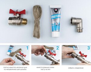 Изображение 5, 8101 Паста уплотнительная Pastum H2O 25г ВМП-АВТО