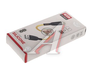 Изображение 3, NB245 yellow Кабель iPhone (5-) 2.4A 1м желтый XO