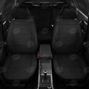 Изображение 3, HY15-1301-EC01 Авточехлы HYUNDAI Porter (6-12) экокожа черные (1вод. 2пассаж.) AVTOLIDER