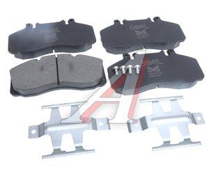 Изображение 1, HM4601 Колодки тормозные MERCEDES передние/задние дисковые (4шт.) SORL