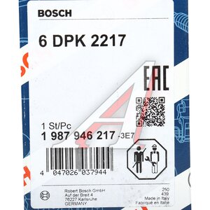 Изображение 6, 1987946217 Ремень приводной поликлиновой 6DPK2217 MERCEDES Sprinter BOSCH