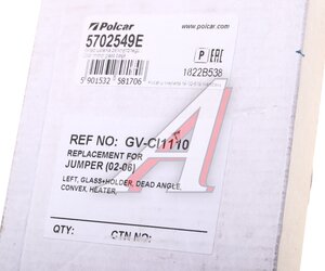 Изображение 3, 5702549E Элемент зеркальный FIAT Ducato (94-) левый POLCAR