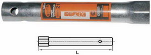 Изображение 1, 34161 Ключ свечной трубчатый 16мм L=160мм АВТОДЕЛО