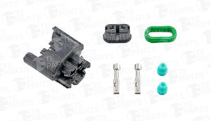 Изображение 1, 7746542 Разъем VW AUDI SEAT SKODA электрический (2-х контактный) TE PARTS