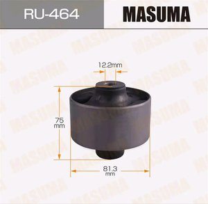 Изображение 2, RU-464 Сайлентблок MITSUBISHI Lancer (03-) рычага подвески задней продольного MASUMA