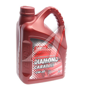 Изображение 1, 3725810 Масло моторное DIAMOND CARAT III 5W30 синт.4л TEBOIL