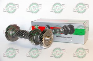 Изображение 1, AV3110-1701310 Вал КПП ГАЗ-3110 (дв.ЗМЗ), 3302 (дв.CUMMINS ISF 2.8) промежуточный z=35 АВТОРГ