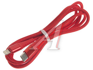 Изображение 1, BU27 red Кабель iPhone (5-)-USB Type C 1м красный BOROFONE
