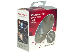 Изображение 3, EX-10712 Лампа 12V H7 55W PX26d до 4300K (2шт.) Crystal White EXCELITE