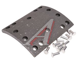 Изображение 1, WG9231342068-MX Накладка тормозной колодки SITRAK HOWO задняя (187х220) MOVELEX