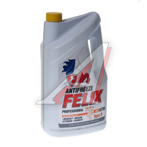 Изображение 1, 430206333 Антифриз желтый -40C 5кг G12+ TYPE D FELIX