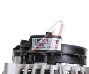 Изображение 5, 1986A00932 Генератор MERCEDES Actros, Atego, Axor, Bus (28В, 80A) BOSCH