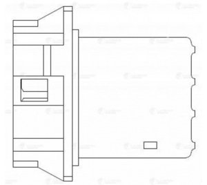 Изображение 8, LFR1410 Резистор NISSAN Qasqai (J10) отопителя LUZAR