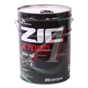 Изображение 1, 192142 Масло моторное X7000 CK-4/CJ-4/SN/E9/E7 10W40 синт.20л ZIC