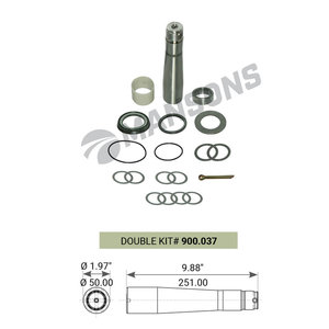 Изображение 1, 900.037.00 Ремкомплект VOLVO FH12 шкворня (на сторону) MANSONS