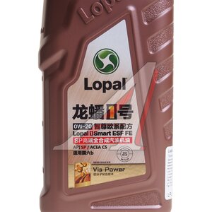 Масло моторное LOPAL Smart ESF FE SP 0W20 синт.1л, LOPAL 0W20,
                                                          фото 2 Изображение 2, LPL30415 Масло моторное LOPAL Smart ESF FE SP 0W20 синт.1л