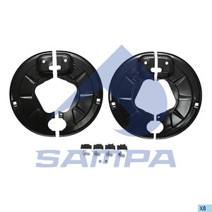 Изображение 2, 070.641/SD Щиток BPW барабана тормозного пылезащитный (комплект на ось,  SN4220) SAMPA
