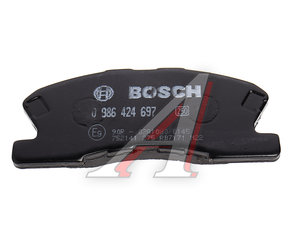 Изображение 4, 0986424697 Колодки тормозные TOYOTA Duet (98-04) передние (4шт.) BOSCH