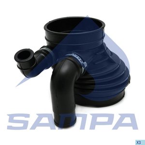 Изображение 1, 023.432 Патрубок MAN турбокомпрессора SAMPA