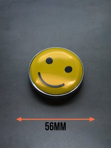 Изображение 3, NZD 081 Эмблема диска колесного "СМАЙЛ" (5.6см) металл комплект 4шт. MASHINOKOM