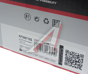 Изображение 6, KP35671XS Комплект ГРМ RENAULT Symbol (08-) с насосом водяным GATES