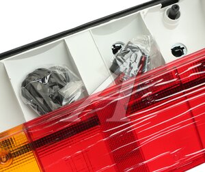 Изображение 3, ST10115 Фонарь задний универсальный левый (467х132мм) кабель сзади с подсветкой номера AYFAR