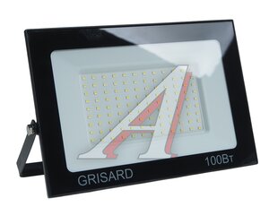 Изображение 1, GRE-004-0001 Светильник светодиодный 220V 100W 6500K черный GRISARD ELECTRIC