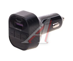 Изображение 1, BCC17 Black Устройство зарядное в прикуриватель с трансмиттером (bluetooth, hands free) черное XO