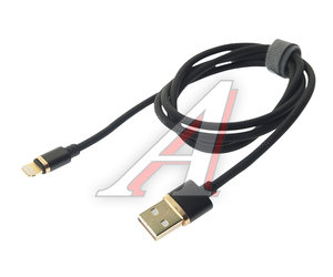 Изображение 1, OLM-041632 Кабель iPhone (5-) 1.0м черный Lightning Deluxe OLMIO