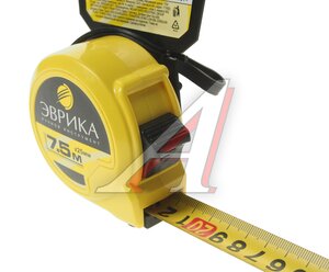 Изображение 3, ER-04175 Рулетка 7.5м 25мм пластиковый корпус с фиксатором ЭВРИКА