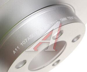 Изображение 4, 92082503 Диск тормозной VW Golf (99-06) задний (1шт.) TEXTAR