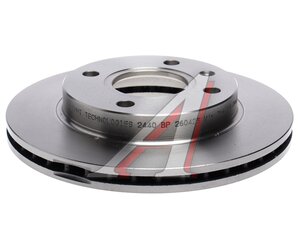 Изображение 2, BG2440 Диск тормозной FORD Fiesta (91-02) передний (1шт.) DELPHI