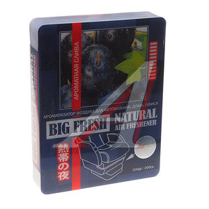 Изображение 1, BF-153 Ароматизатор под сиденье гелевый (слива ароматная) Big Fresh FKVJP