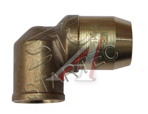 Изображение 1, INF.11.P506L Соединитель трубки ПВХ, полиамид d=6x1.0мм P5 угловой латунь STARTEC