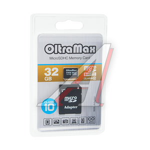 Изображение 1, OM032GCSDHC10 Карта памяти 32GB MicroSD class 10 OLTRAMAX