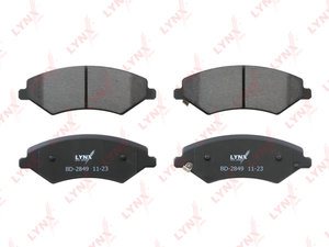 Изображение 1, BD2849 Колодки тормозные CHERY Tiggo (06-) передние (4шт.) LYNX