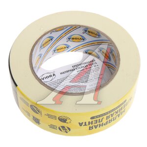 Изображение 1, 304-009 Скотч малярный 38ммх0.14мм 50м белый крепированный AVIORA