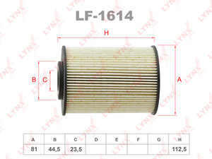 Изображение 1, LF1614 Фильтр топливный FORD Mondeo (07-) (2.0 D) LYNX