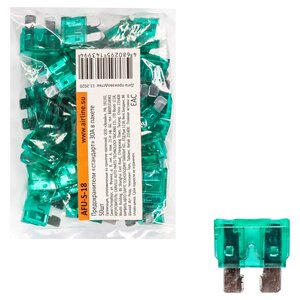 Изображение 1, AFU-S-18 Предохранитель 30A флажковый 50шт. AIRLINE