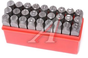 Изображение 1, RF-02708 Клейма буквенные латиница 8мм 27 предметов в футляре ROCKFORCE