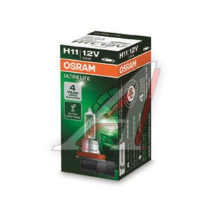 Изображение 2, 64211ULT Лампа 12V H11 55W PGJ19-2 Ultra Life OSRAM