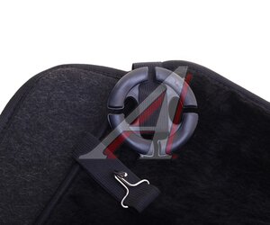 Изображение 3, 209/1 черная Накидка на сиденье мех натуральный черная без спинки VALGO