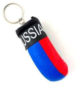 Изображение 4, BGM 025 Брелок "Перчатка Россия" 4х8см MASHINOKOM