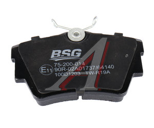 Изображение 2, BSG75200014 Колодки тормозные RENAULT Trafic (01-) задние (4шт.) BSG