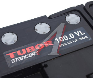 Изображение 4, 6СТ100(0) Аккумулятор TUBOR Standart 100А/ч обратная полярность