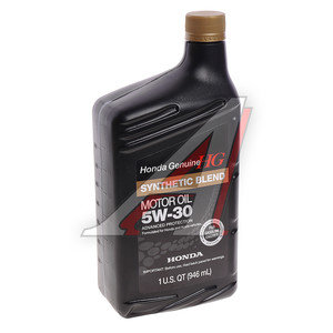Изображение 1, 08798-9134 Масло моторное HONDA 5W30 п/синт. API SN 0.946л